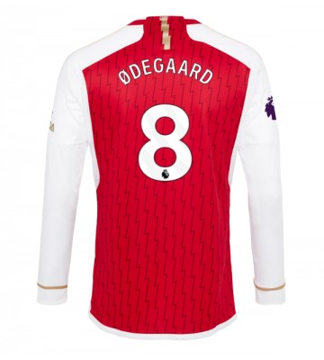 Arsenal Martin Odegaard #8 Replika Hjemmebanetrøje 2023-24 Langærmet